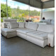 Sofá de Canto 710 Retratil Divã c/ Chaise Linho - Milano 
