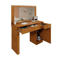 Penteadeira Camarim Nina c/ Led - Canela 