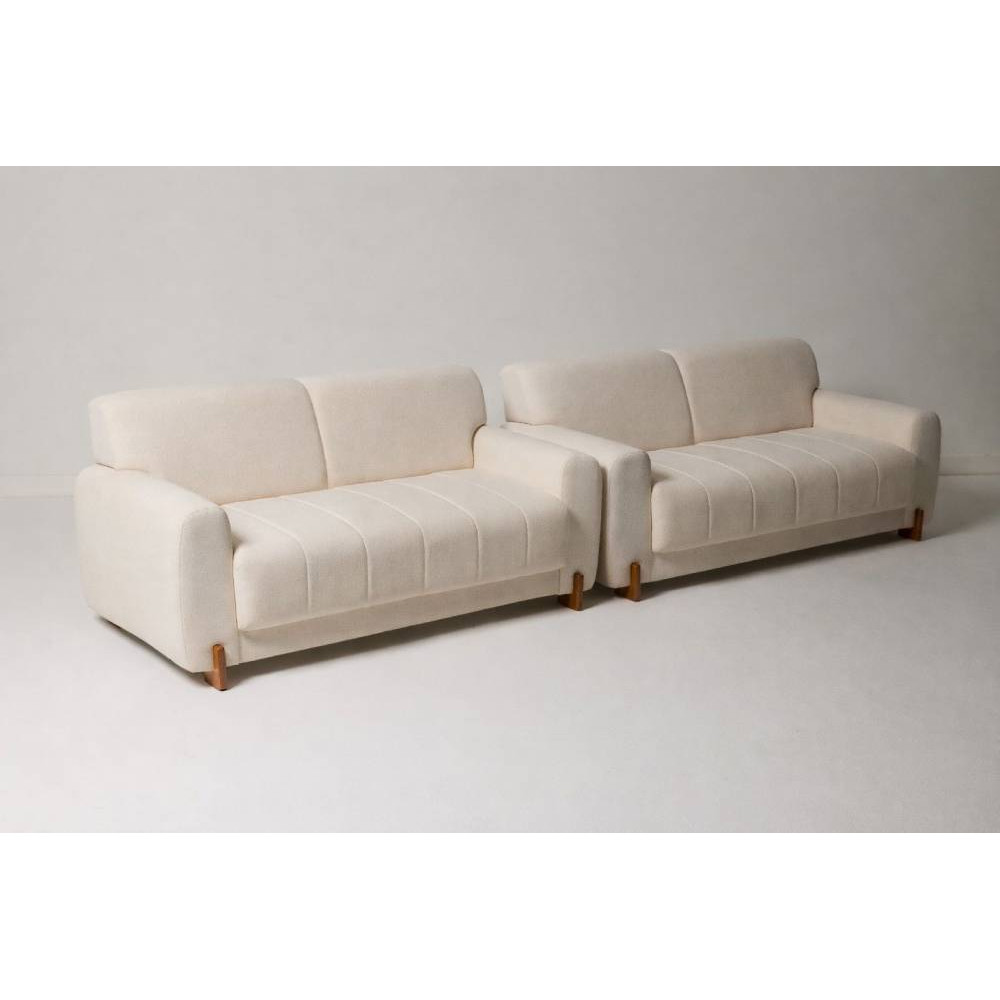 Conjunto Sofá 340 2 e 3 Lugares - Linho Serra 