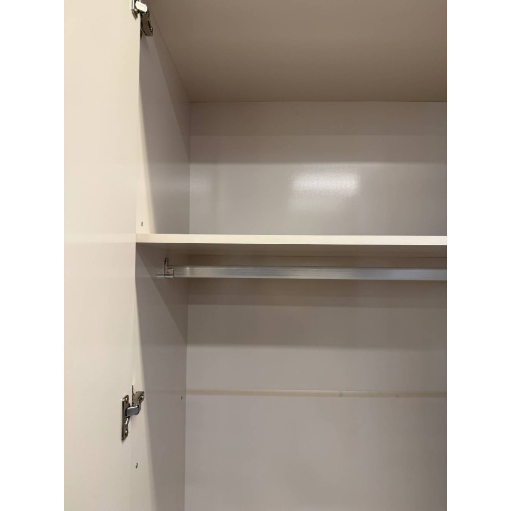 Guarda Roupa Casal Napoli c/ 6 Portas 4 Gavetas - Off White