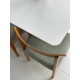 Mesa de Jantar Pedro 90x90 c/ 4 Cadeiras Maragogi Linho Verde - Mel / Off White