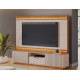 Estante Home Atena para TVs de até 85" - Off White / Cinamomo