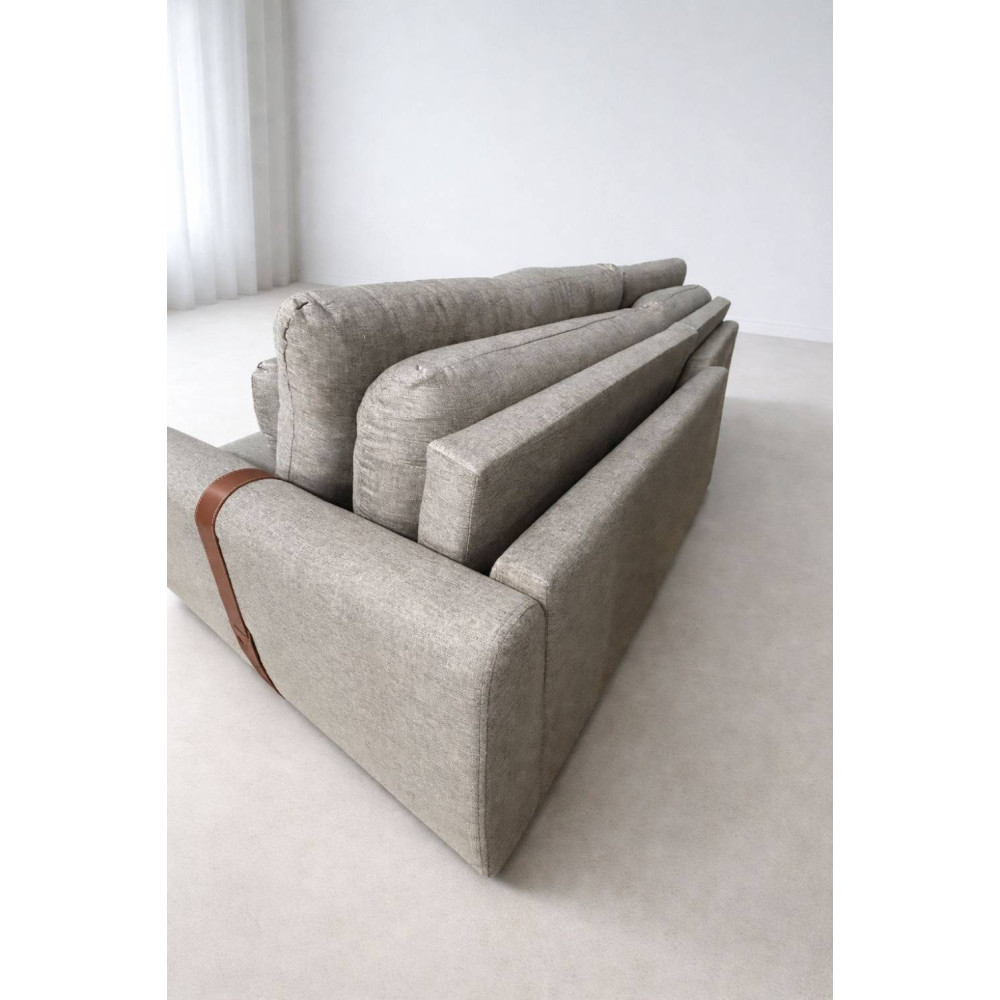 Sofá Cama Retrátil Amaranto 2,50 - Linho Cinza