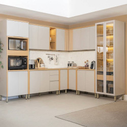 Cozinha Completa  Allure - Jequitiba/Gris Fosco