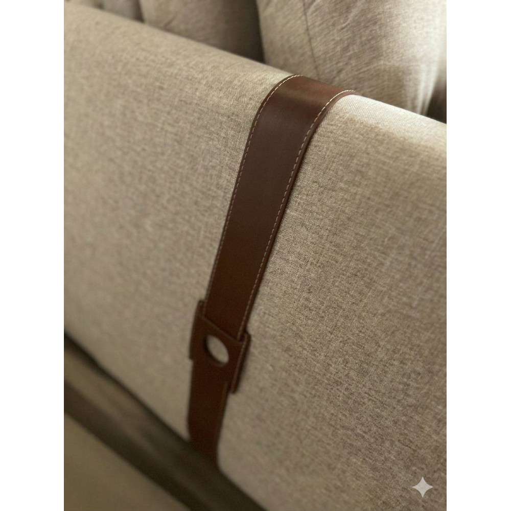 Sofá Cama Retrátil Amaranto 2,50 - Linho Bege