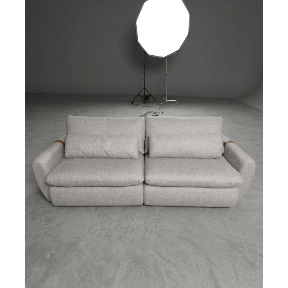 Sofá Cama Retrátil Amaranto 2,50 - Linho Cinza