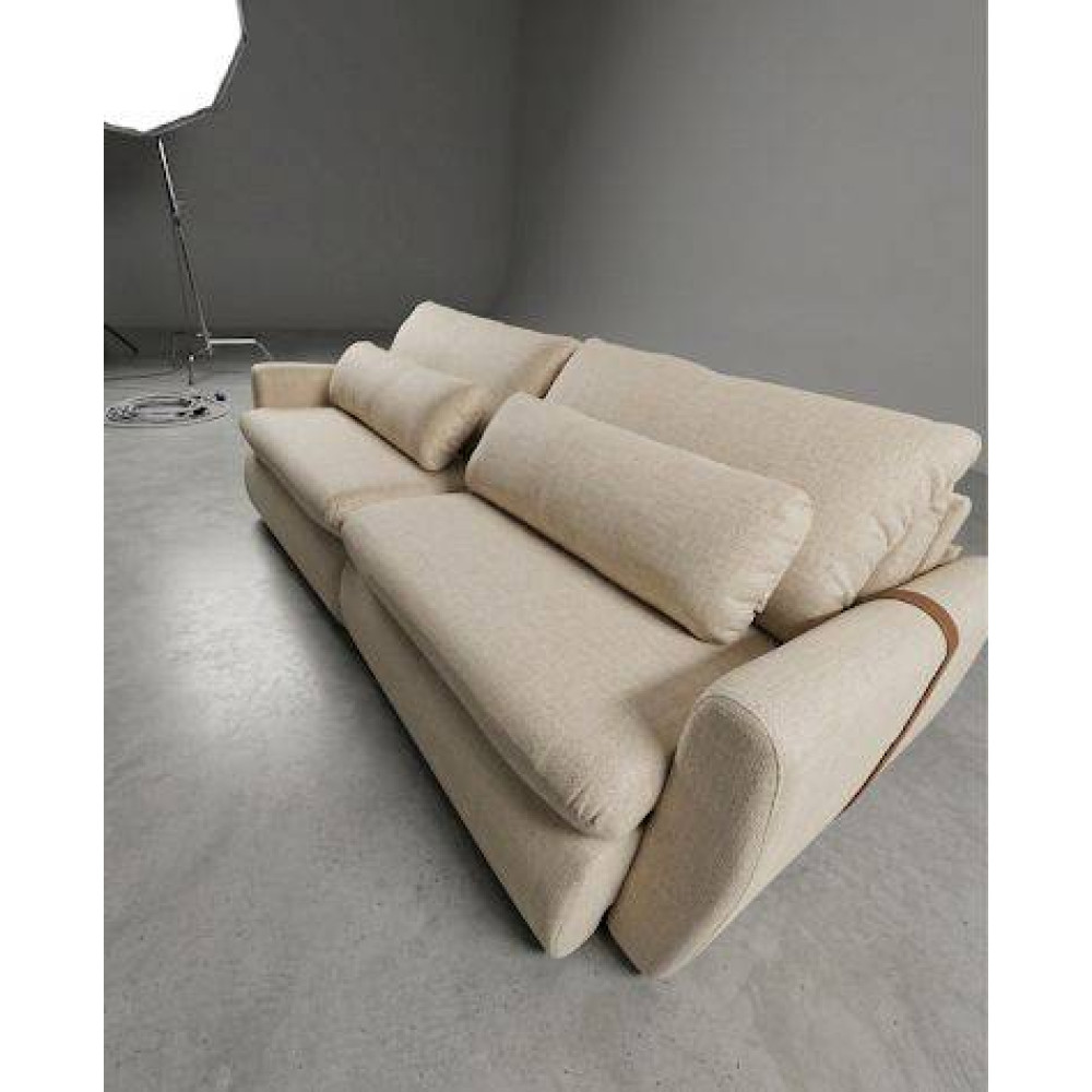 Sofá Cama Retrátil Amaranto 2,50 - Linho Bege