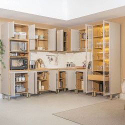 Cozinha Completa  Allure - Jequitiba/Gris Fosco