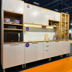 Cozinha Selene Completa - Jequitiba/Off White Fosco