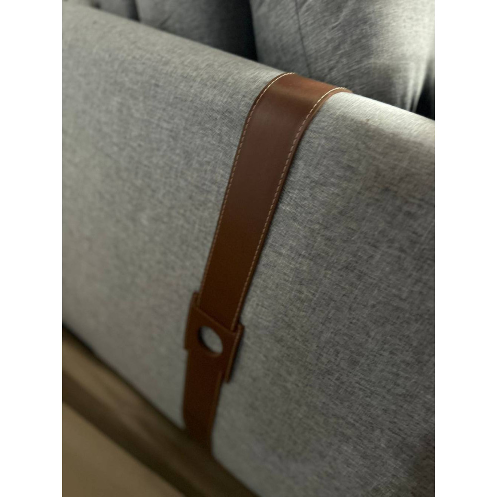 Sofá Cama Retrátil Amaranto 2,50 - Linho Cinza