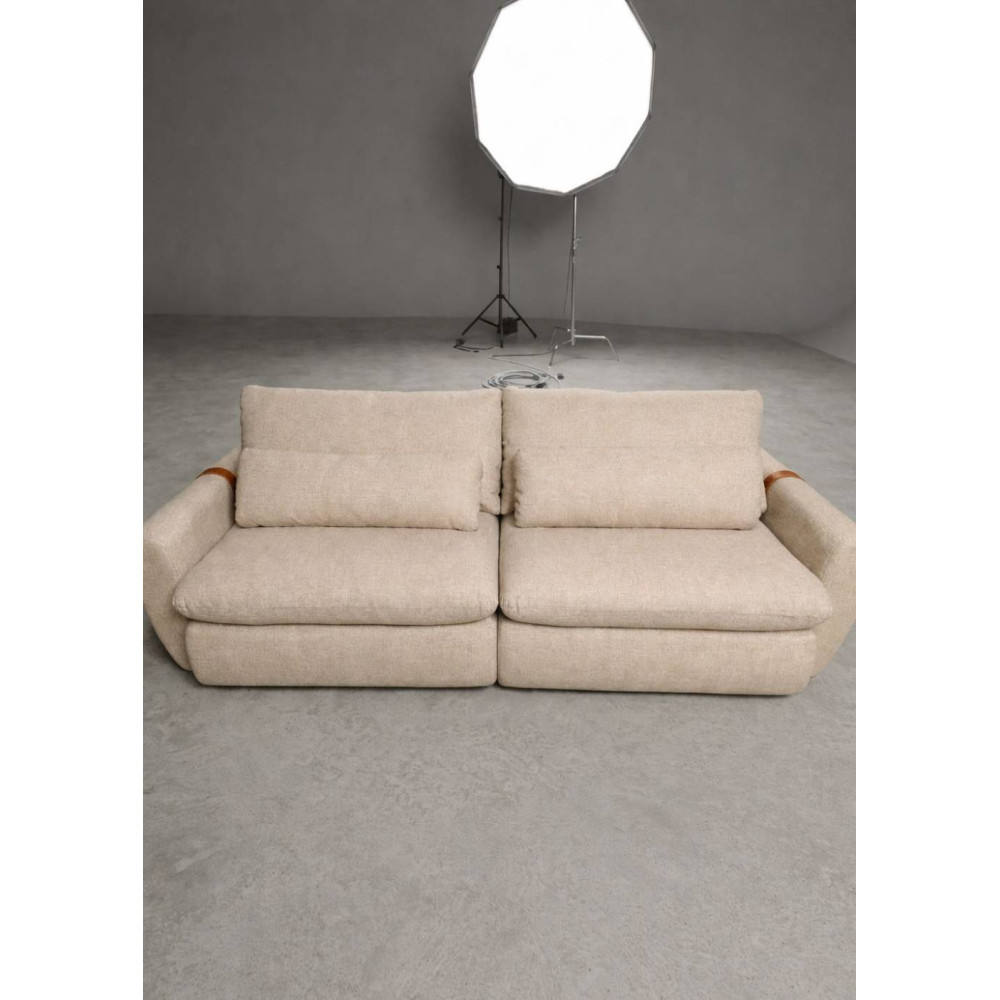 Sofá Cama Retrátil Amaranto 2,50 - Linho Bege