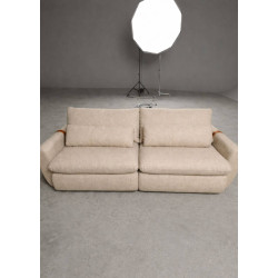 Sofá Cama Retrátil Amaranto 2,50 - Linho Bege