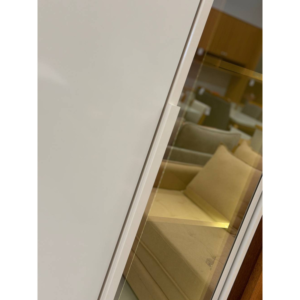 Guarda Roupa Casal Napoli c/ 6 Portas 4 Gavetas - Off White