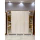 Guarda Roupa Casal Napoli c/ 6 Portas 4 Gavetas - Off White