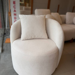 Poltrona Giratória  316 -  Boucle Croacia