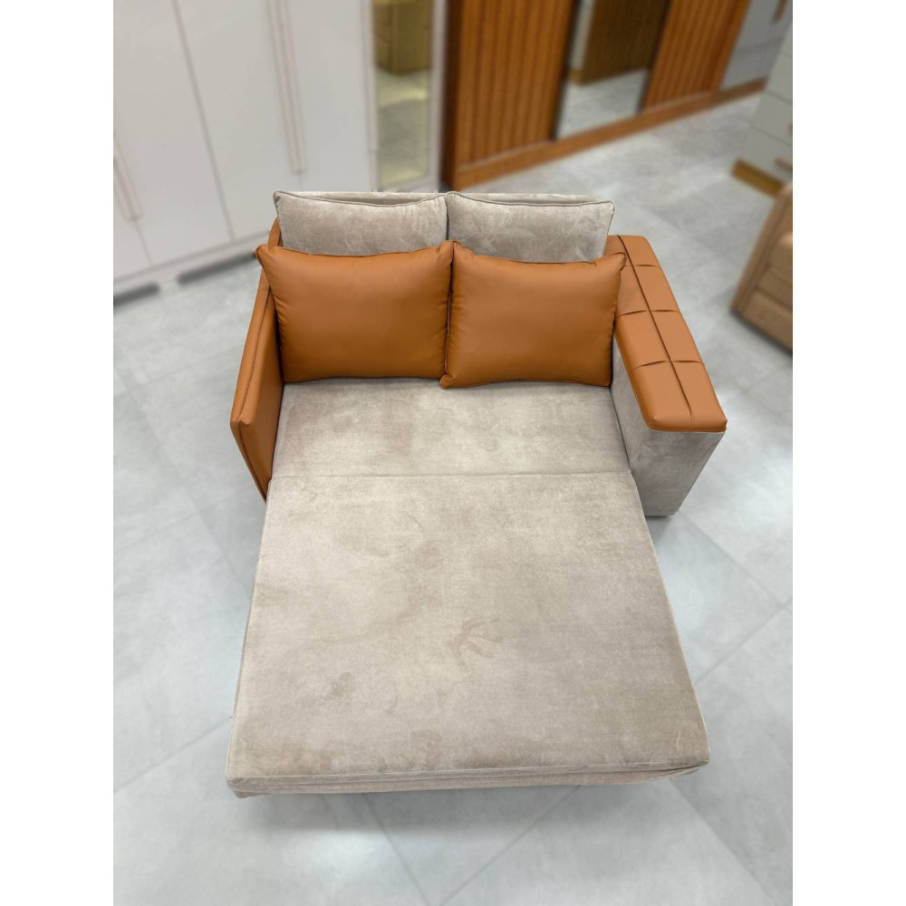 Sofá Cama Orion 1,53m - Bege