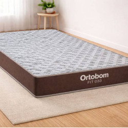 Colchão Casal Ortobom Fit D33 – 1,88x138x14 – Marrom