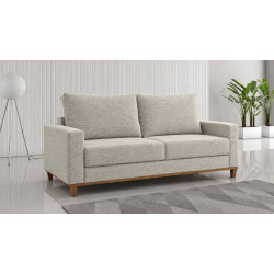 Sofá Living Italia 1,80 Viero Linho - Juta