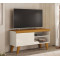 Rack Bancada Doca para Tvs até 43 " - Cinamomo/Off White