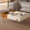 Mesa de Centro Leme - Cinamomo/Off White