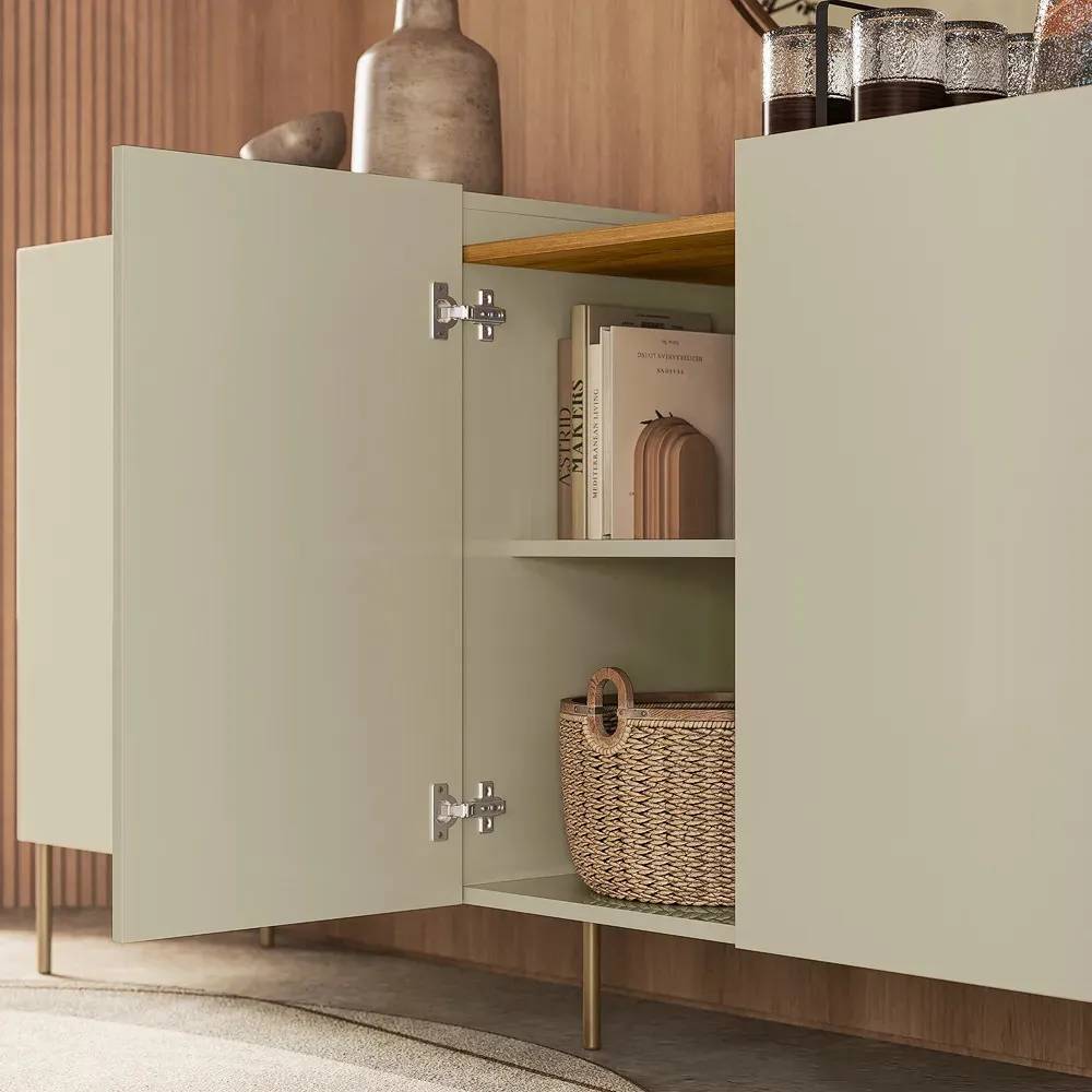 Buffet Cais 4 Portas - Cinamomo/ Off White 
