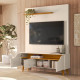 Estante Home Polo para TVs de até 55" - Cinamomo/Off White 