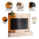 Painel Astro para Tvs até 65″ - Cinamomo/Off White