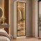 Sapateira Thor Com Espelho Reflecta 1 Porta - Off White