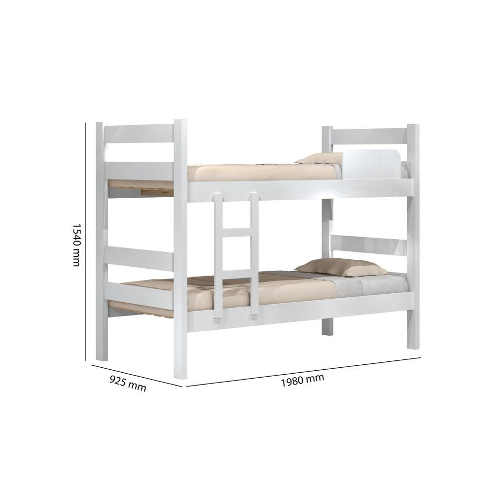 Cama Beliche Prisma - Branco 