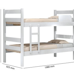 Cama Beliche Prisma - Branco 