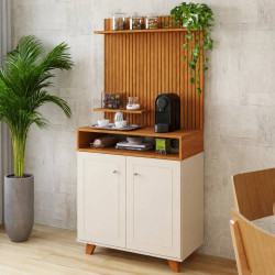 Cantinho Do Cafe Star - Off White/Nature Ripado 