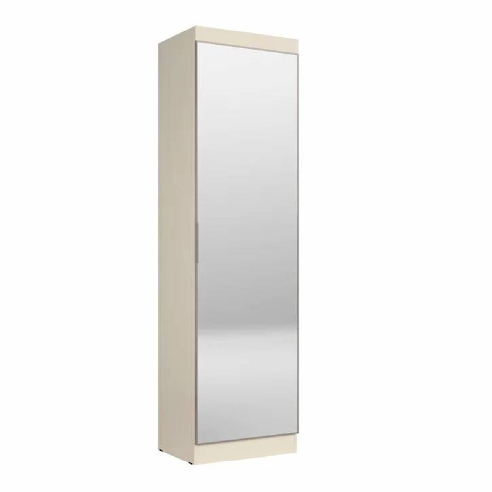Sapateira Thor Com Espelho Reflecta 1 Porta - Off White