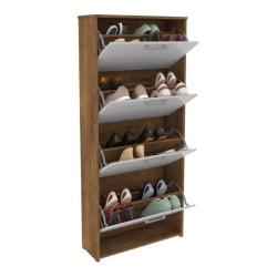 Sapateira Carol 4 portas - Nature/Off White