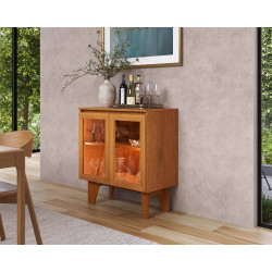 Aparador Buffet Krypton c/ Led 2 Portas - Nature