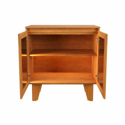 Aparador Buffet Krypton c/ Led 2 Portas - Nature