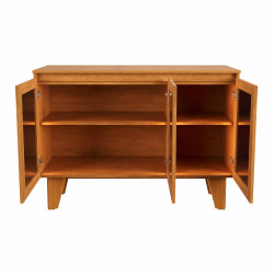 Aparador Buffet Krypton c/ Led 3 Portas - Nature