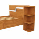 Cama Baú Hortência 2 Gavetas - Nature/Branco