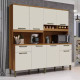 Kit de Cozinha Compacta Cabernet Prime 8 Portas e 2 Gavetas - Amendoa/Off  White 