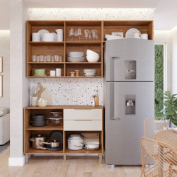 Cozinha Divina c/ 3 Peças - Cinamomo/Off White