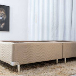 Base Box Queen 158x198x30 Sommier Camurça - Ortobom - Bege Base Box Queen 158x198x30 Sommier Camurça - Ortobom - Bege