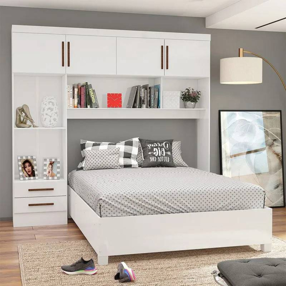 Guarda Roupa Modulado 4 Portas - Branco 