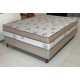 Cama Box Conjugado Casal 138x188 D33 Firme -  Suede Bege