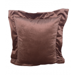 Almofada Sonho Veludo com Ziper - Cobre