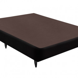 Base para Cama Box Viúva (25 x 108 x188) Preta Base para Cama Box Viúva (25 x 108 x188) Preta