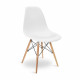 Cadeira Eames Dkr Wood – Byartdesign – Branco