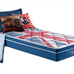 Conjunto Cama Box – Colchão Anjos de Molas Superlastic London Euro Pillow Conjunto Cama Box – Colchão Anjos de Molas Superlastic London Euro Pillow