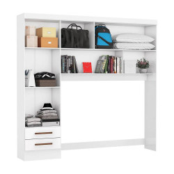 Guarda Roupa Modulado 4 Portas - Branco  Guarda Roupa Modulado 4 Portas - Branco