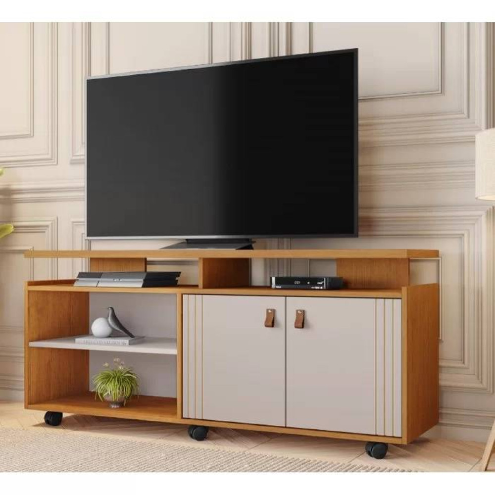 Rack Ilustre para TV até 55'' - Cinamomo/Off White