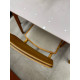 Mesa de Jantar Turquia 1.20cm Tampo vidro Off White com 4 cadeiras Turquia Gold - Linho Bege