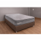 Colchão Ortobom Exclusive Sleep Casal Molas Ensacadas 138x188x32cm + Base Baú Carioca Casal Courino - Marrom